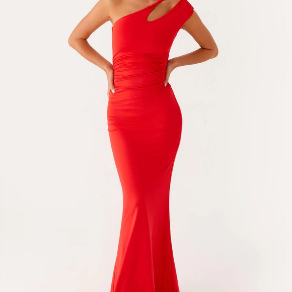 Pepper Mayo Red Maxi Dress